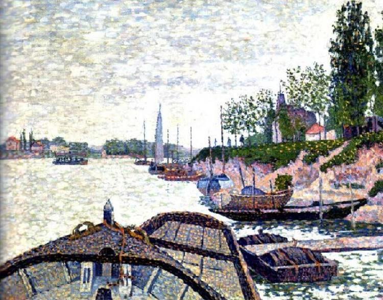 Paul Signac Avant Du Tub oil painting image